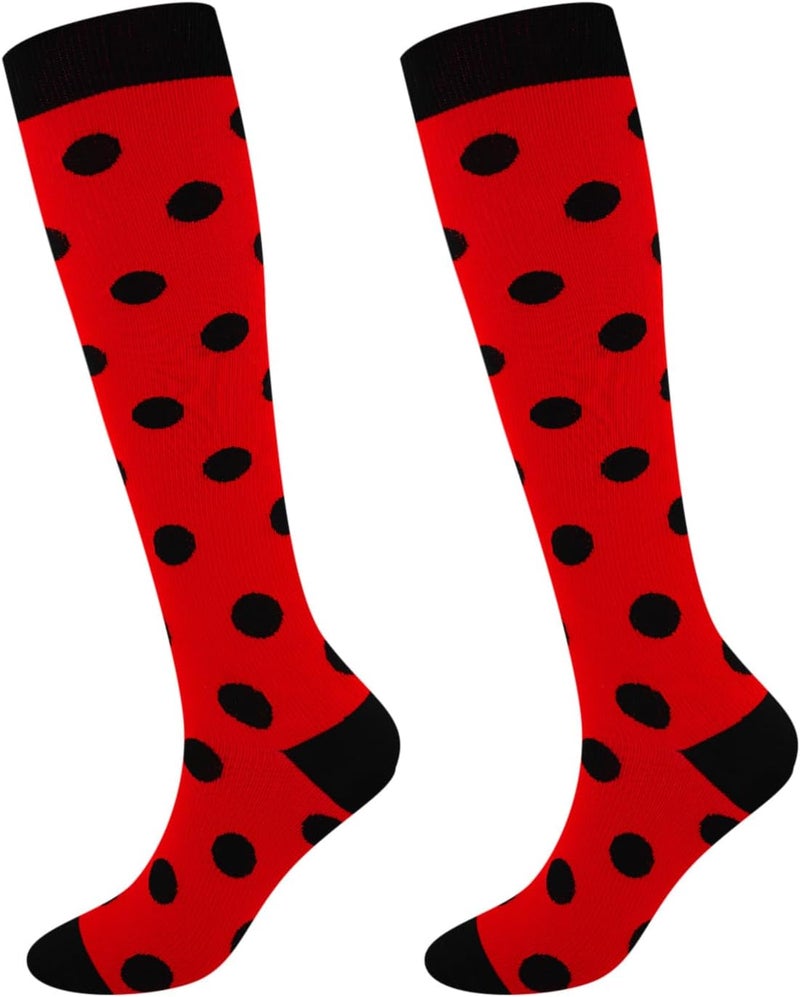 Junely Compression Socks for Women Knee High for Running Athletic Nurses Pregnant Women Work Support Travel Flight Sports - Image 1